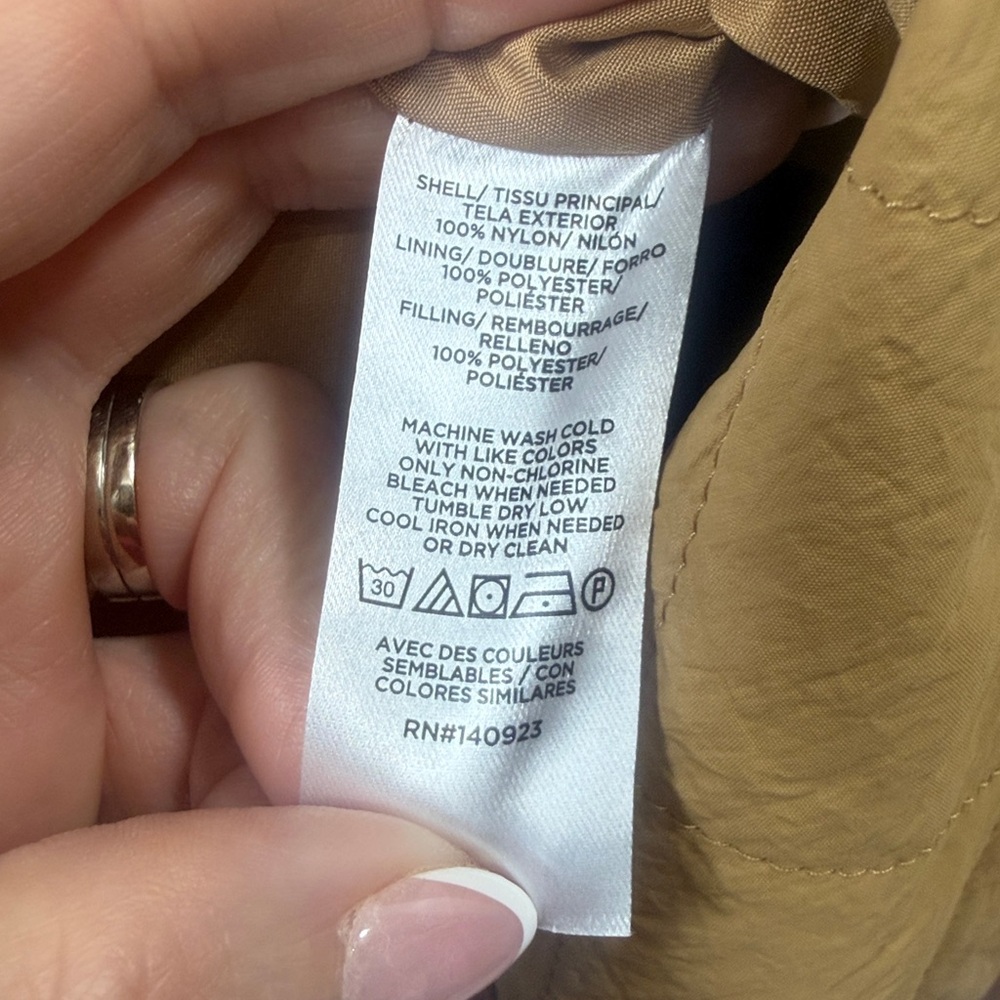 Loft Quilted Brown Field button down Jacket size … - image 6